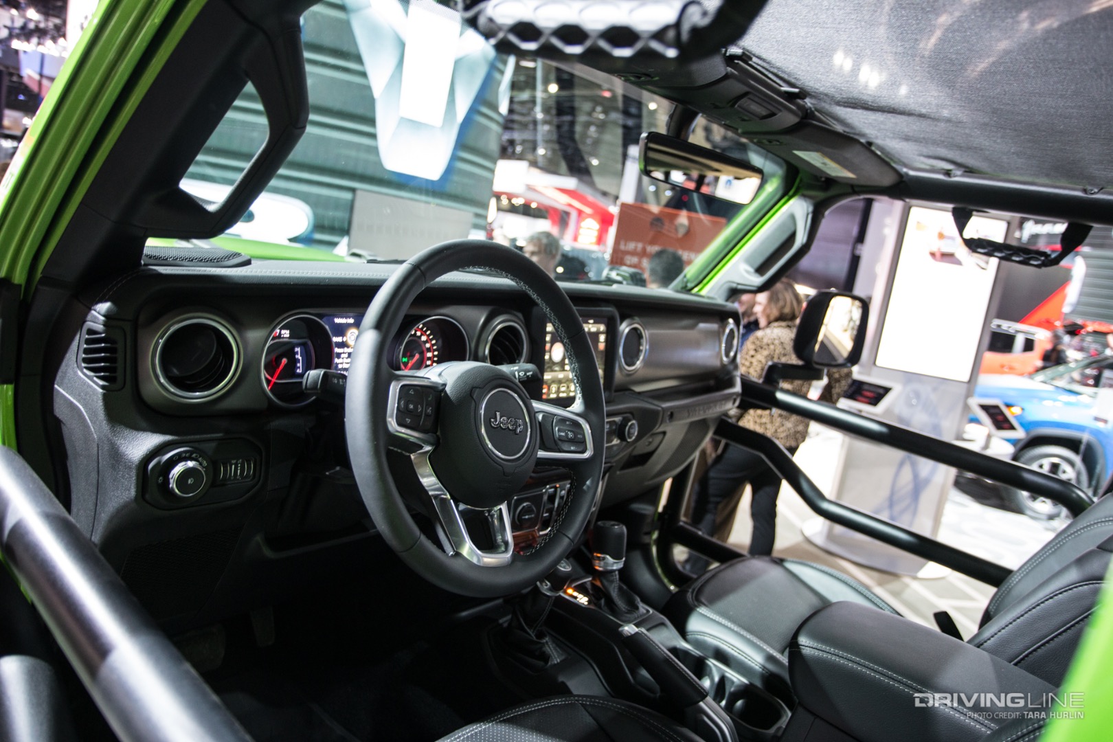 Jeep Wrangler Rubicon JL interior NAIAS 2018