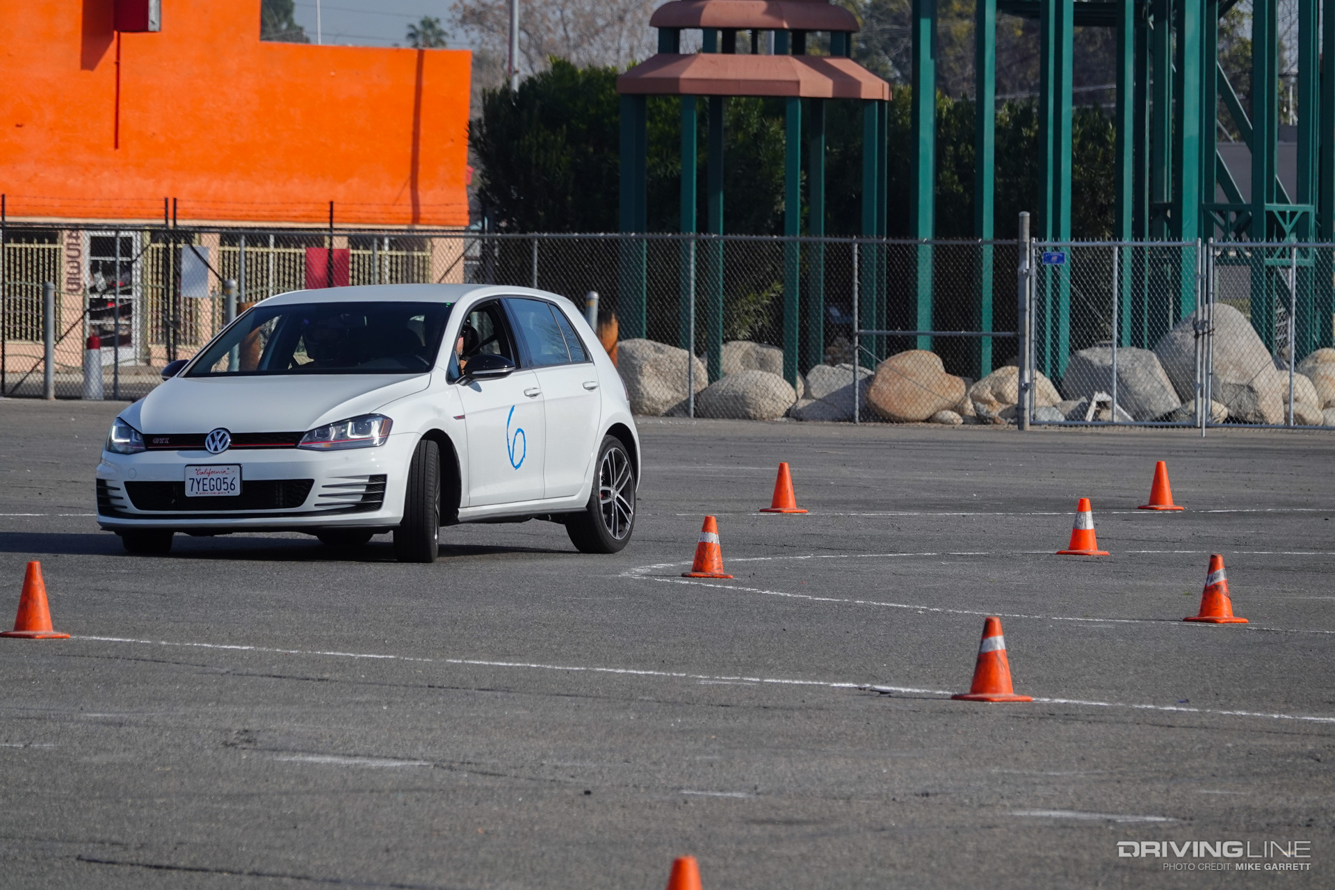 Golf GTI front racing left