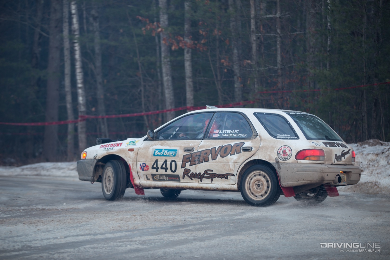 Fervor Rally Sport team on final stage, Bonfire Alley