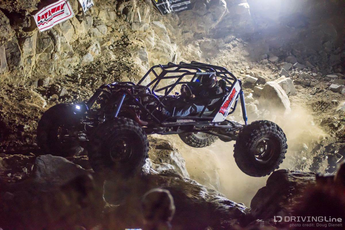 A rock bouncer going up Back Door at KOH