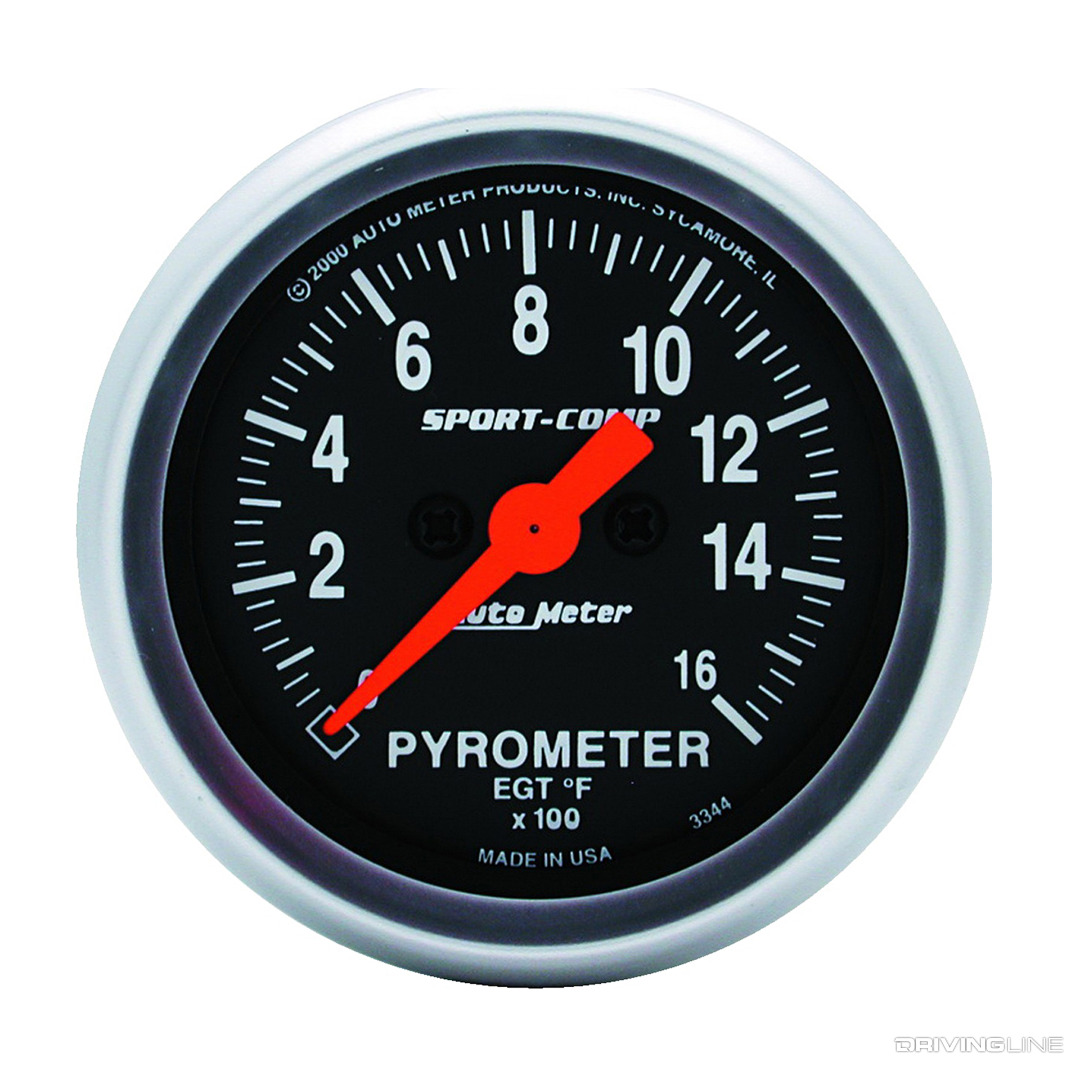 Auto Meter pyrometer gauge