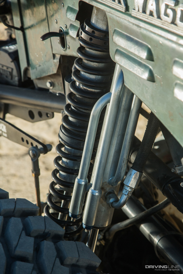 The RaceTractor utilizes an Ultra4 style suspension and chassis