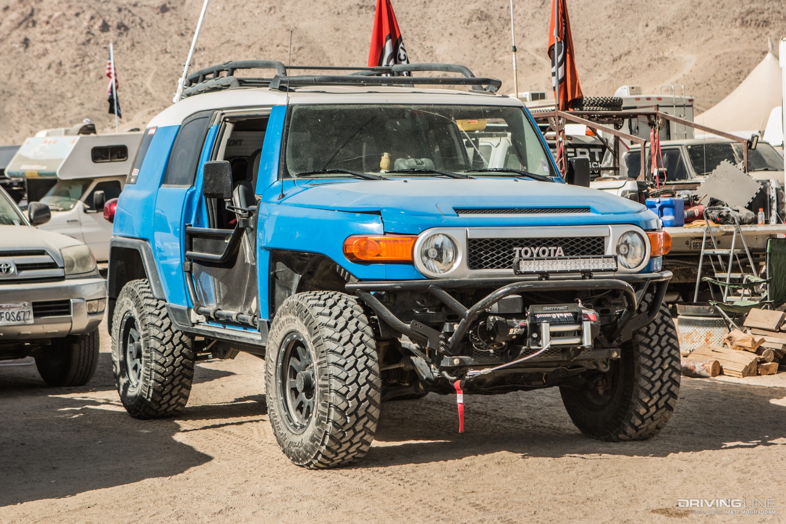 FJ Cruiser with tube doors