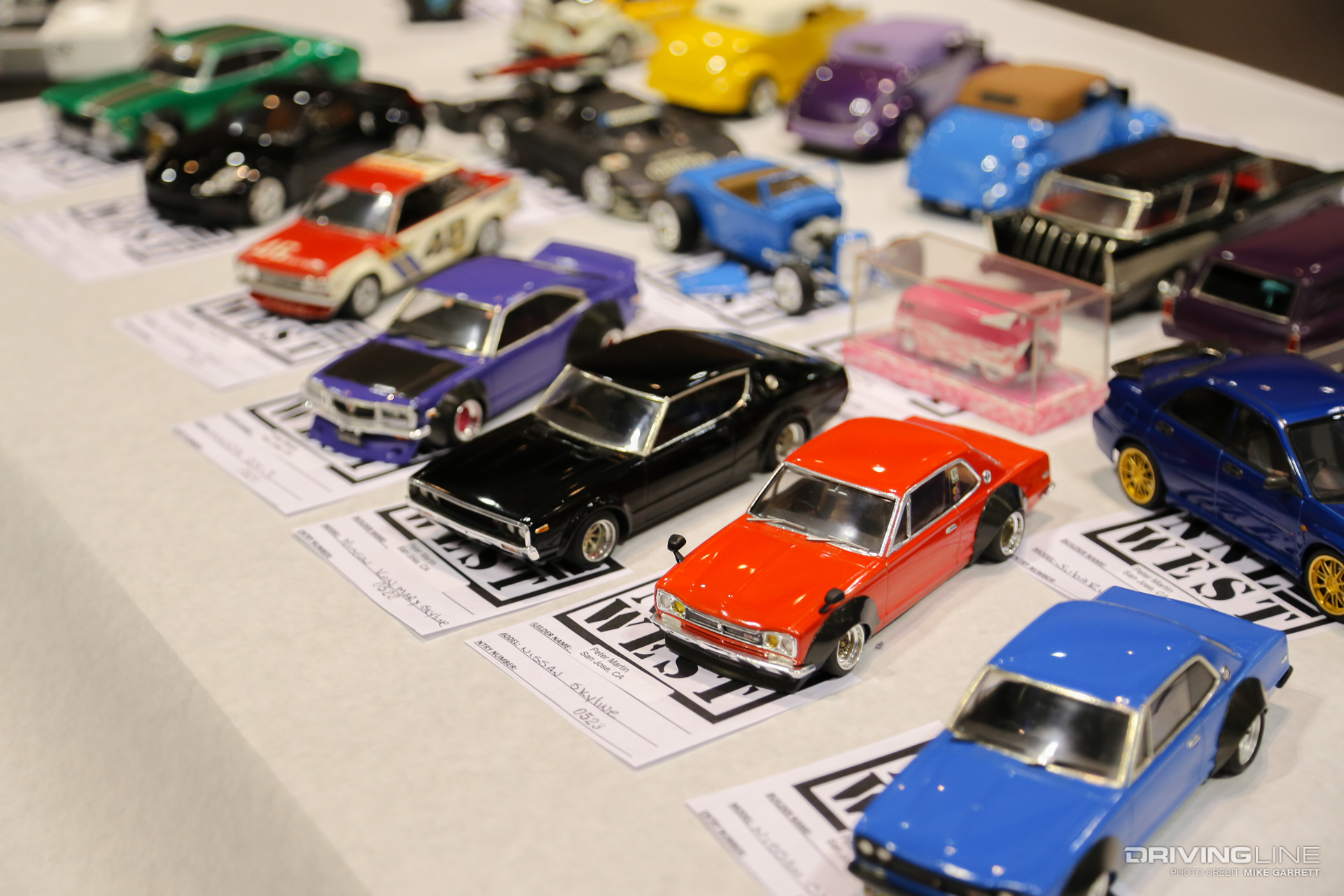 NNL West table of cars