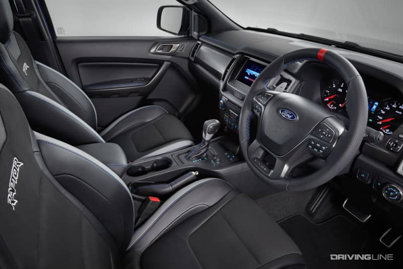 Ranger Raptor Interior