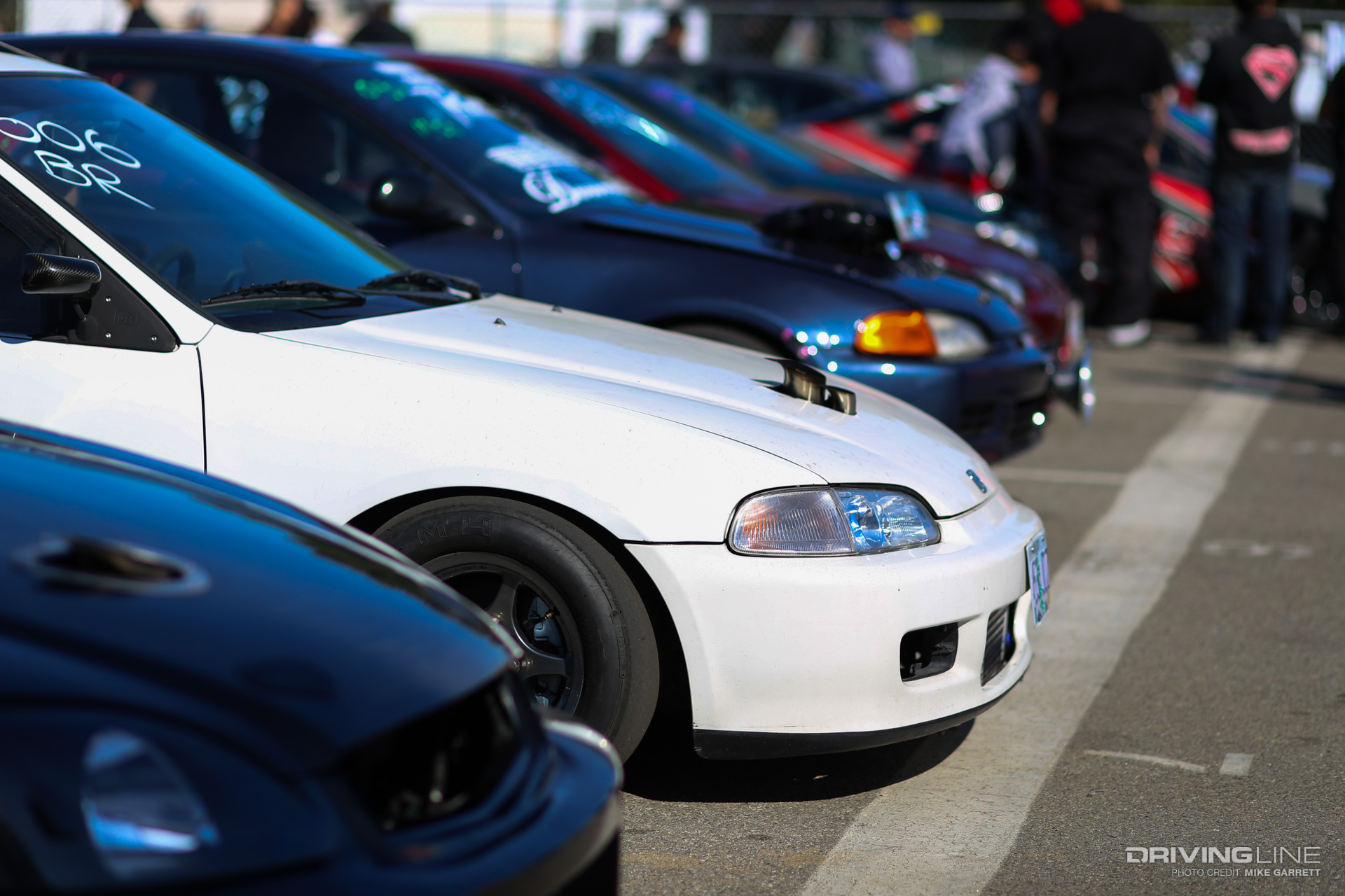 Import Face-Off White Honda