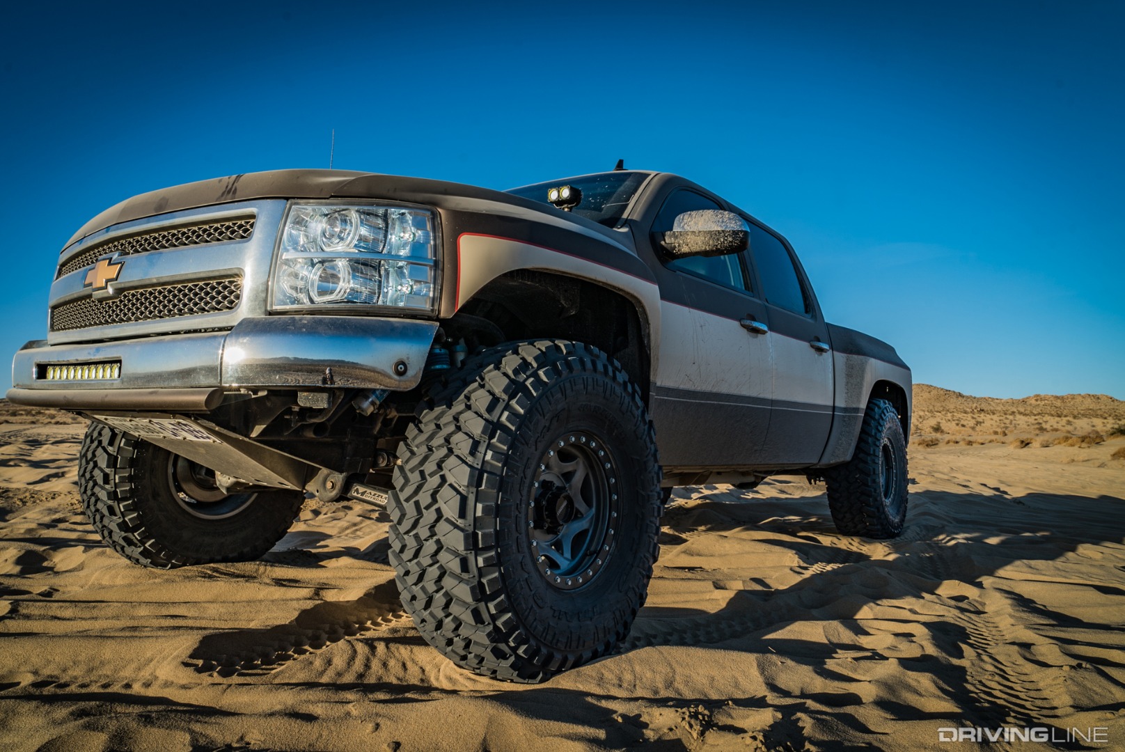 Wyatt's Silverado on 40-inch Trail Grapplers