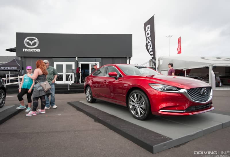 Mazda Rolex 24 at Daytona race display activation Mazda6