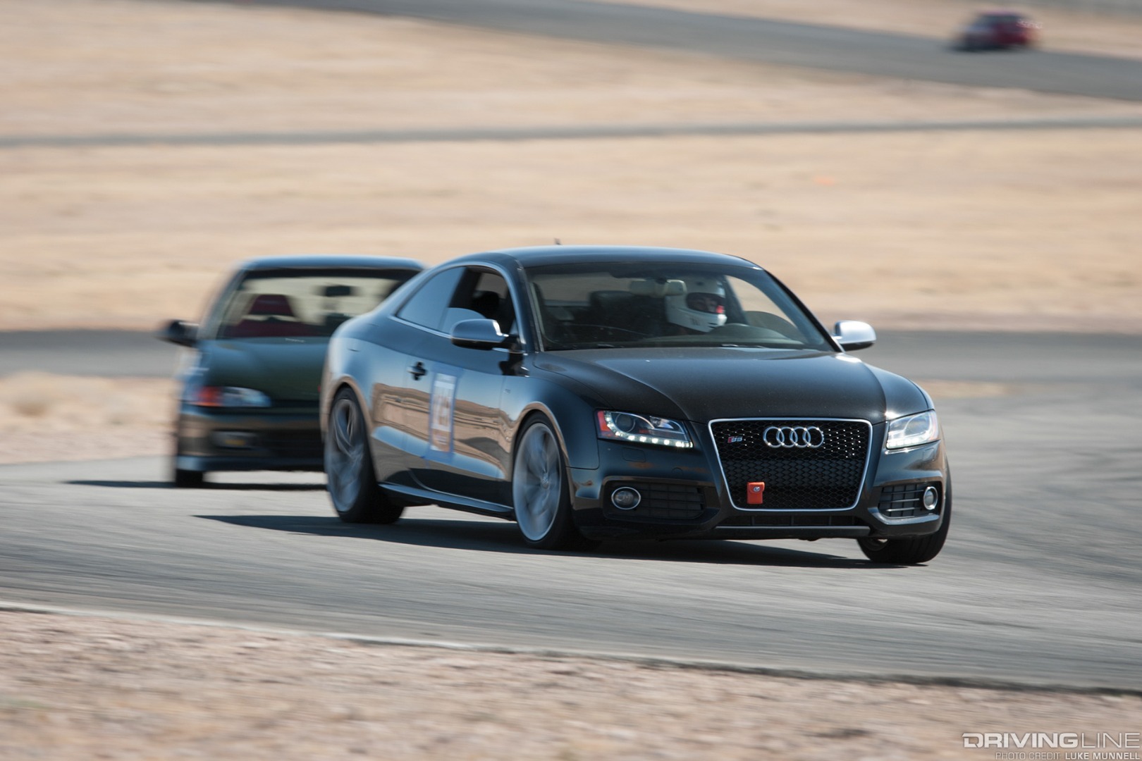 eXtreme SPEED Track Events Streets of Willow Springs black Audi A5 corner shot