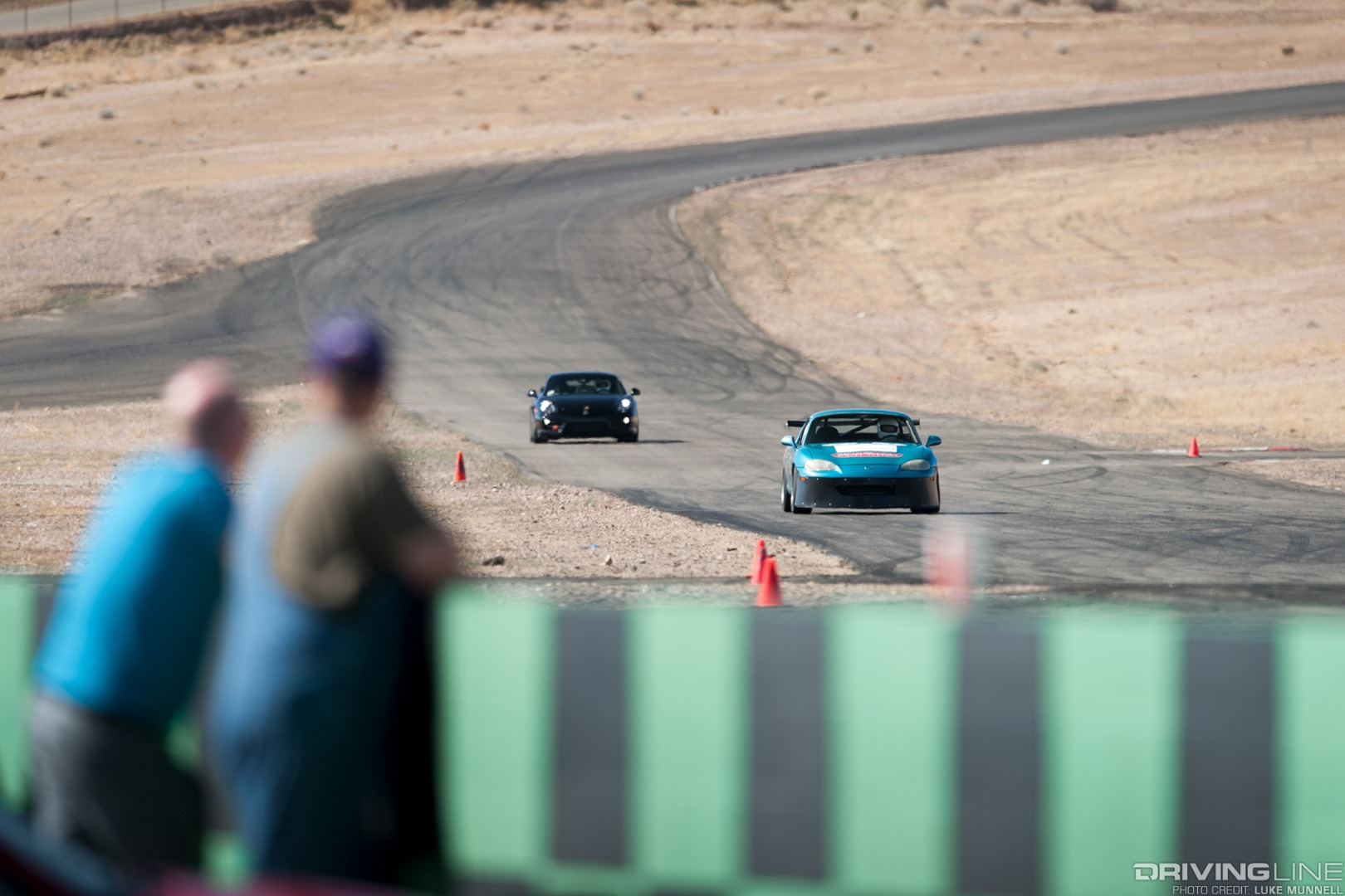 eXtreme SPEED Track Events Streets of Willow Springs Roadster Cup Mazda Miata front straight onlookers