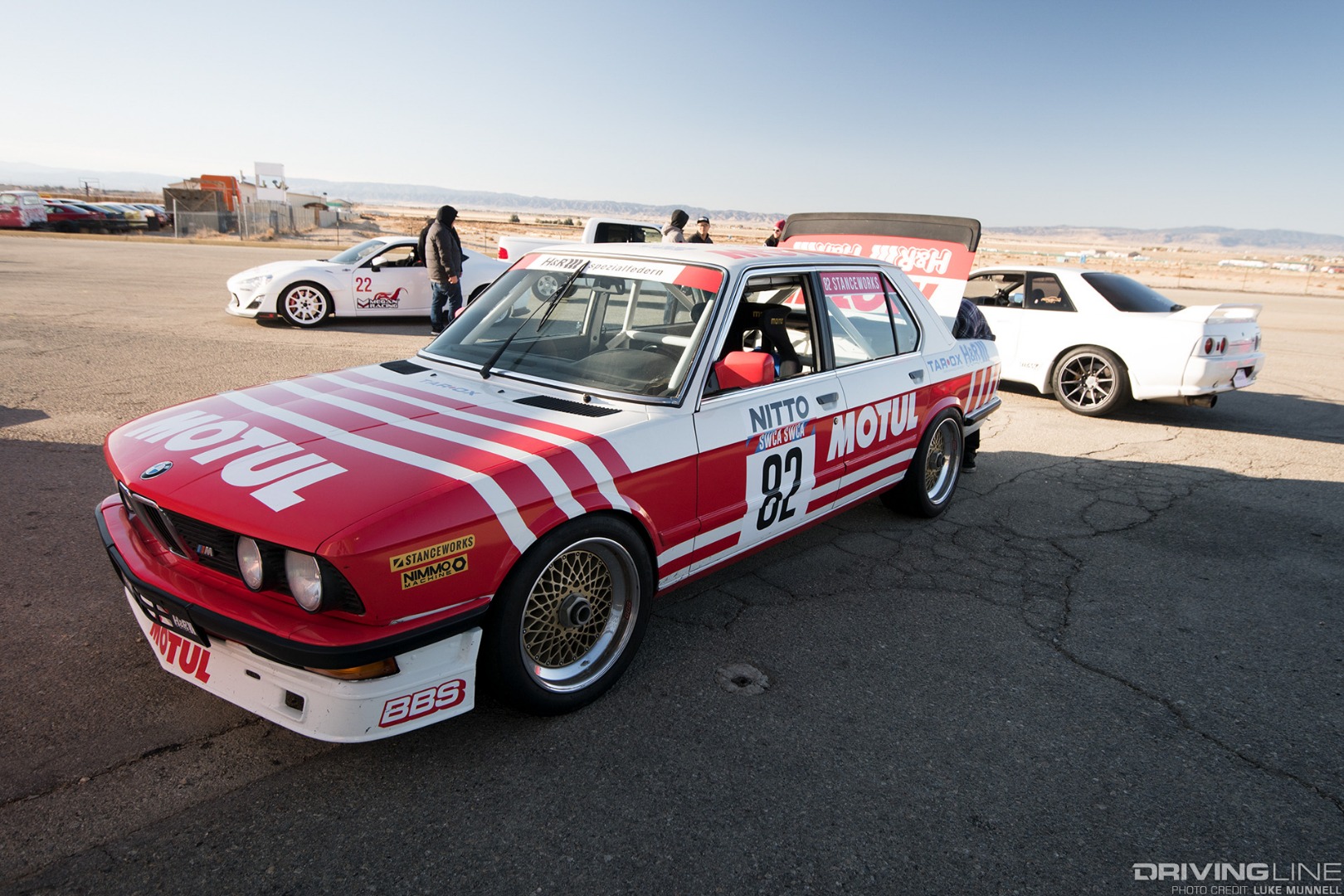 eXtreme SPEED Track Events Streets of Willow Springs Mike Burroughs Stanceworks E28 BMW M5 race car