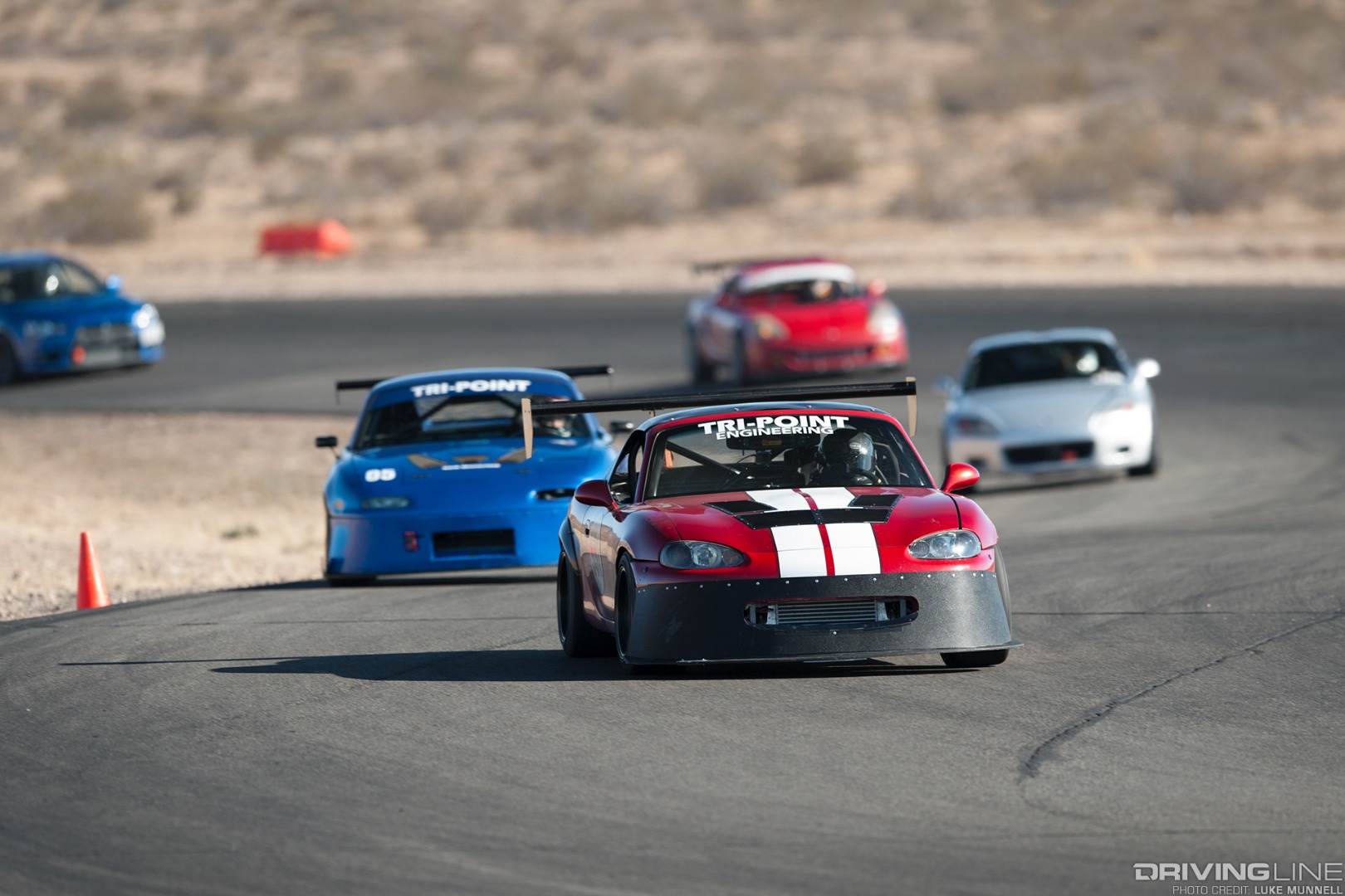 eXtreme SPEED Track Events Streets of Willow Springs Roadster Cup Mazda MX-5 Miata race car group shot