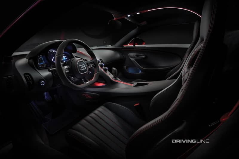 Bugatti Chrion Interior