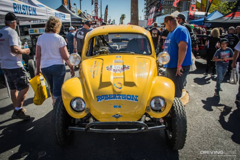 A Class 11 VW Bug race car