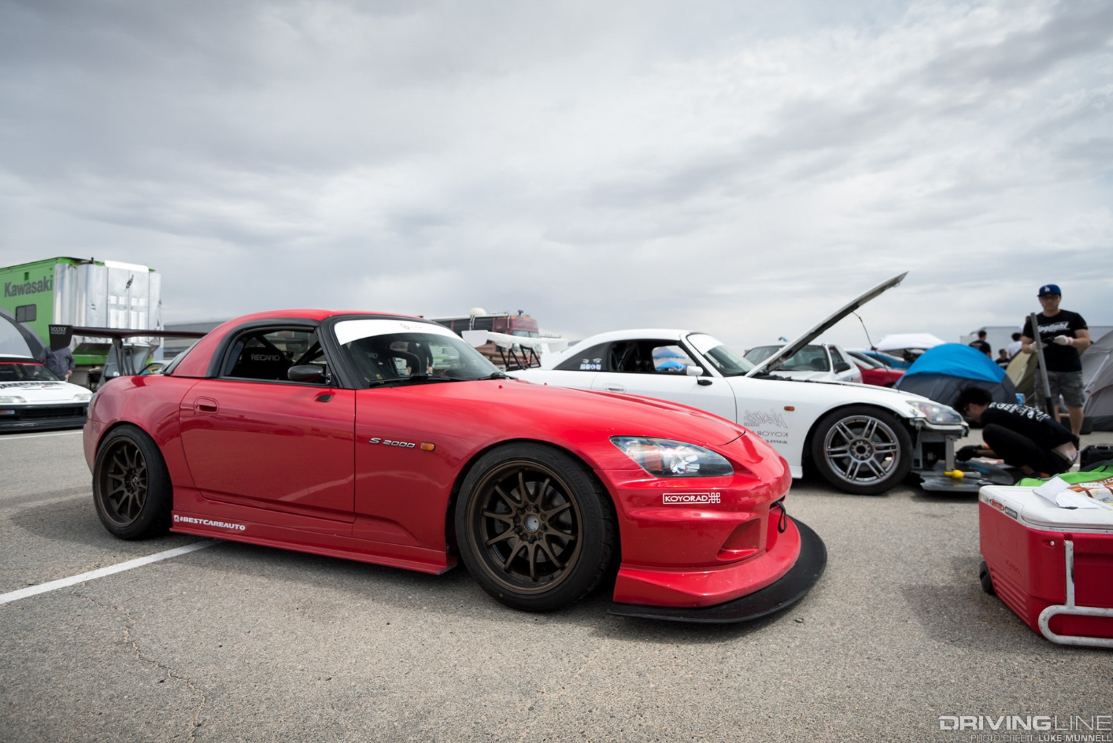 VTEC Club USA rd. 1 Streets of Willow Springs Matt Rojana Ballade Sports red Honda S2000 K24