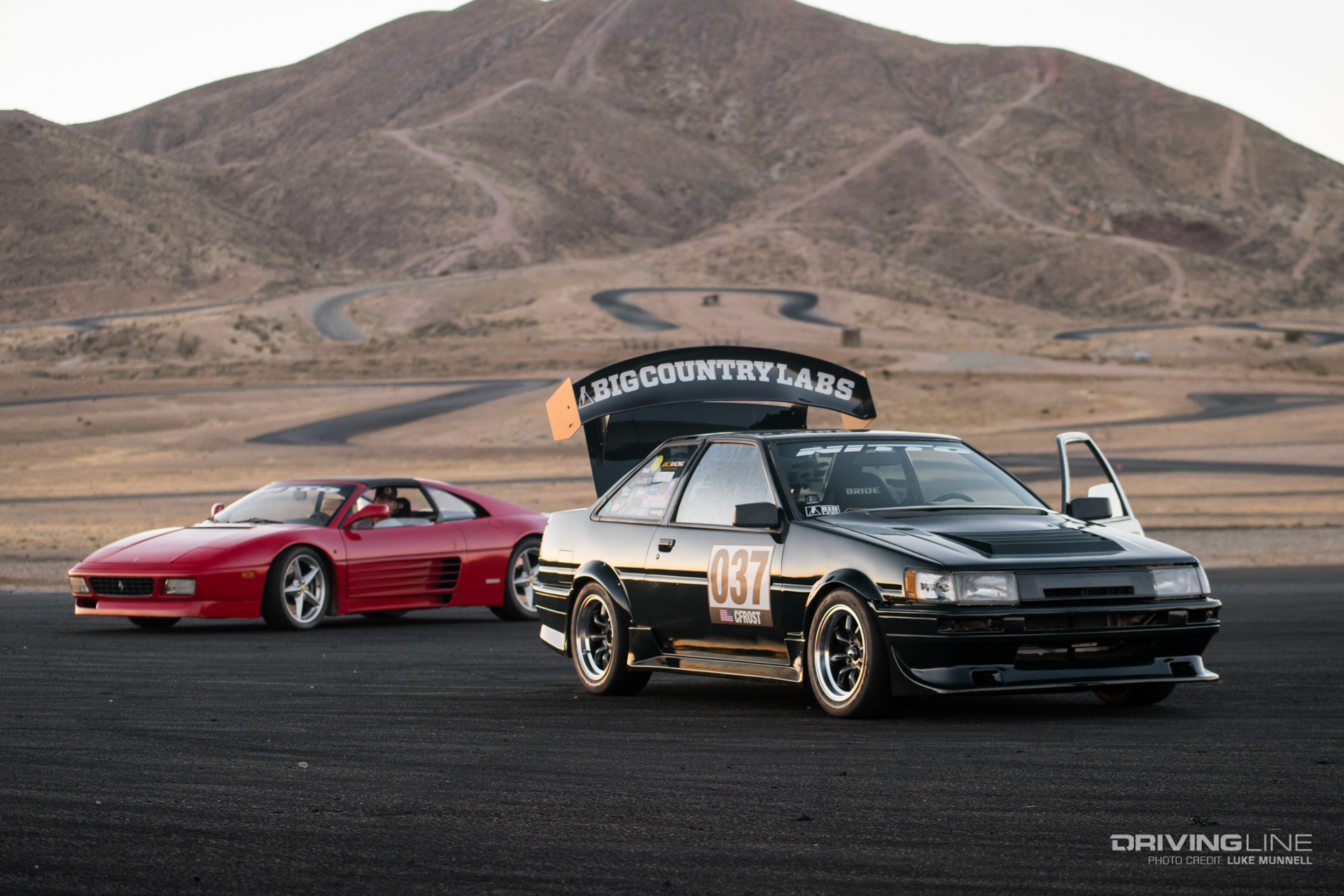 Toyota AE86 vs. Ferrari 348 on Driver Battles