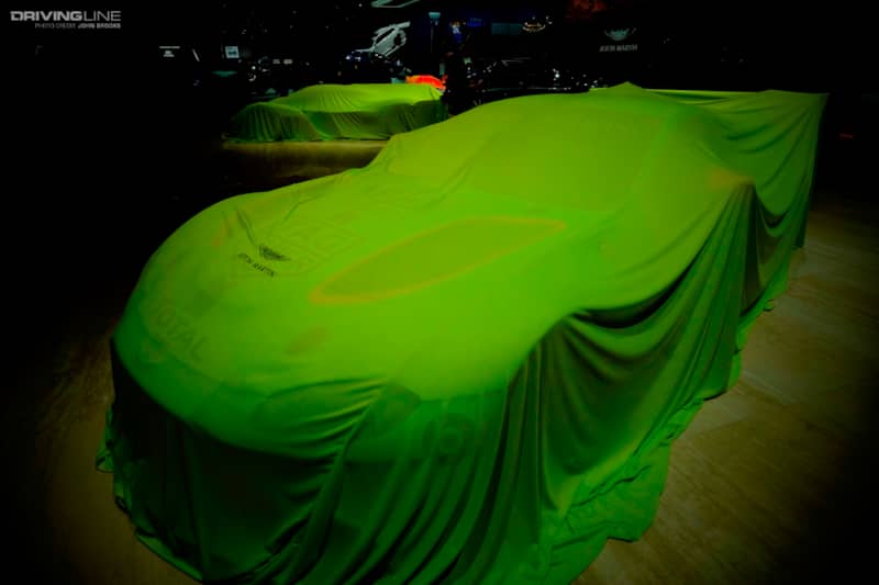 Aston Martin Geneva Covered
