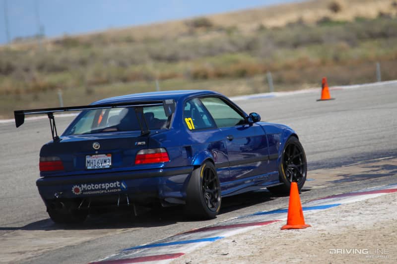 Buttonwillow Raceway Blue BMW