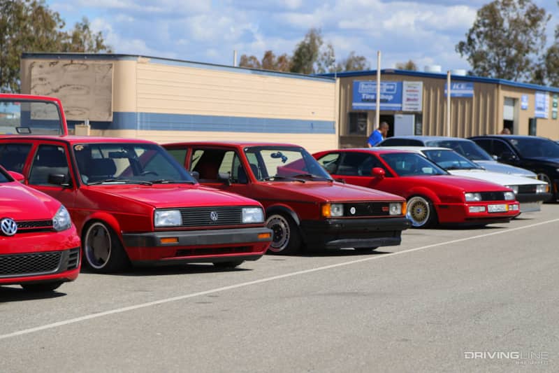 Buttonwillow Raceway Red VW