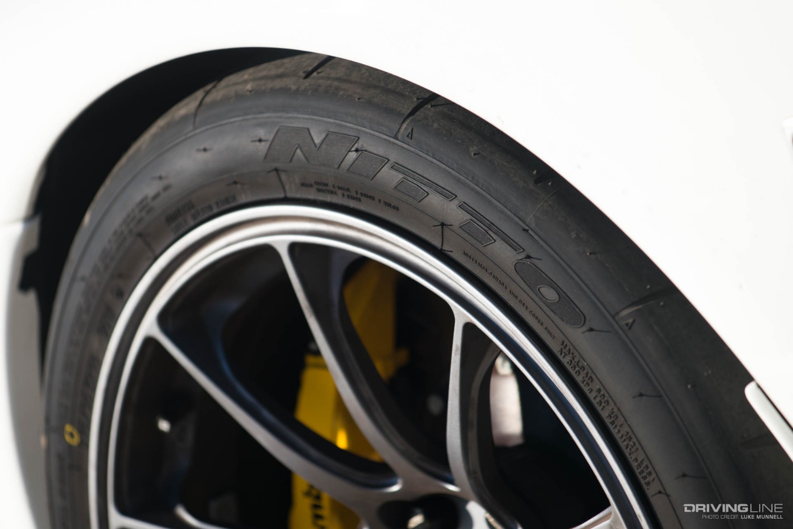 Driver Battles Nissan Wheel