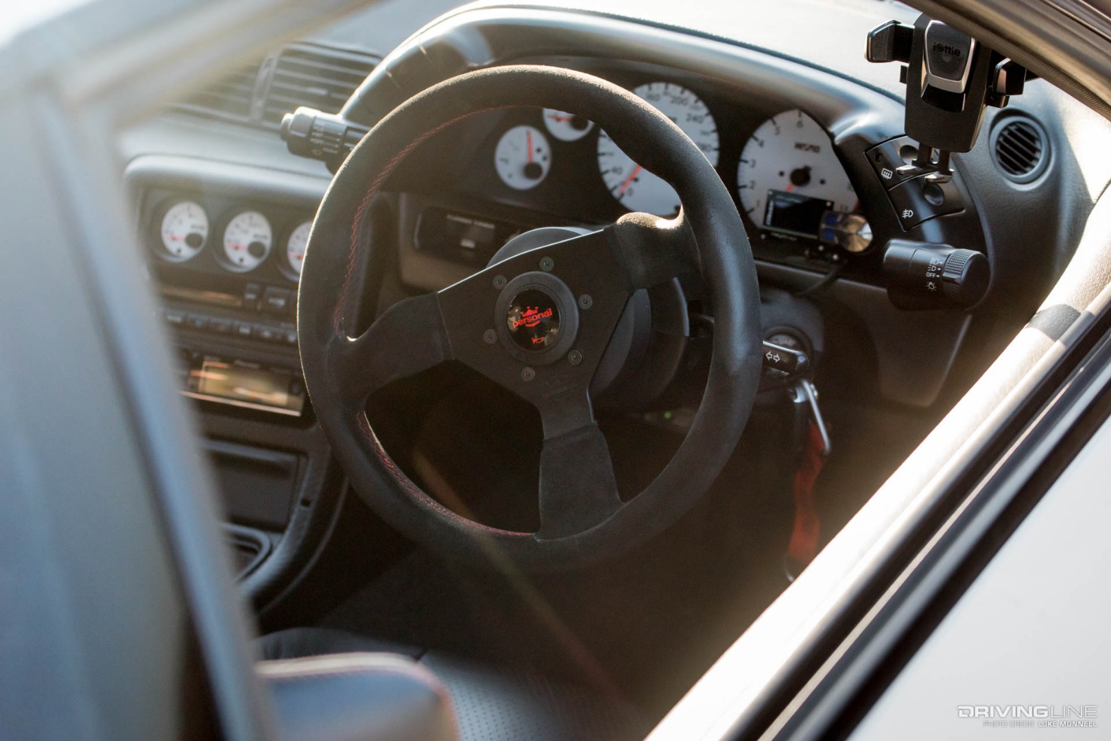 Driver Battles Nissan Interior