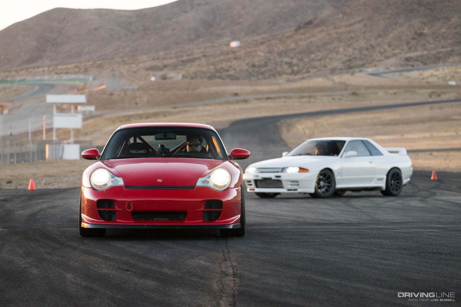 Driver Battles Porsche Nissan End Of Day