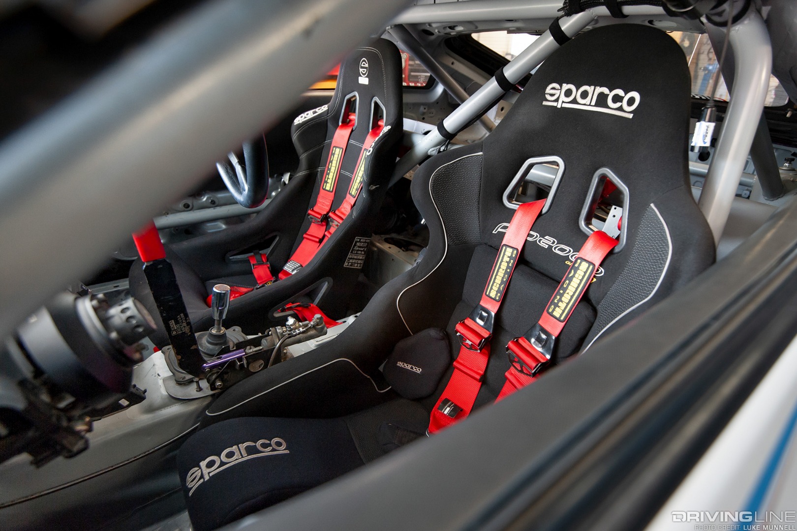 Don Boline Concept Builders Nissan Z33 350Z Top Drift car interior Sparco seats
