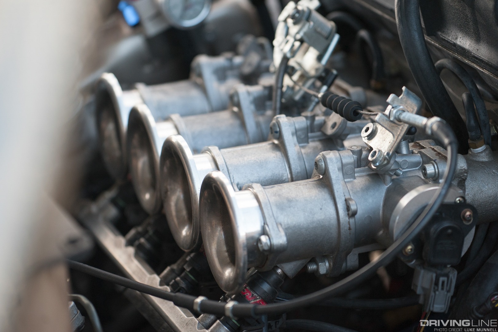 John Cruz Goldy EG Honda Civic hatchback individual throttle bodies ITBs