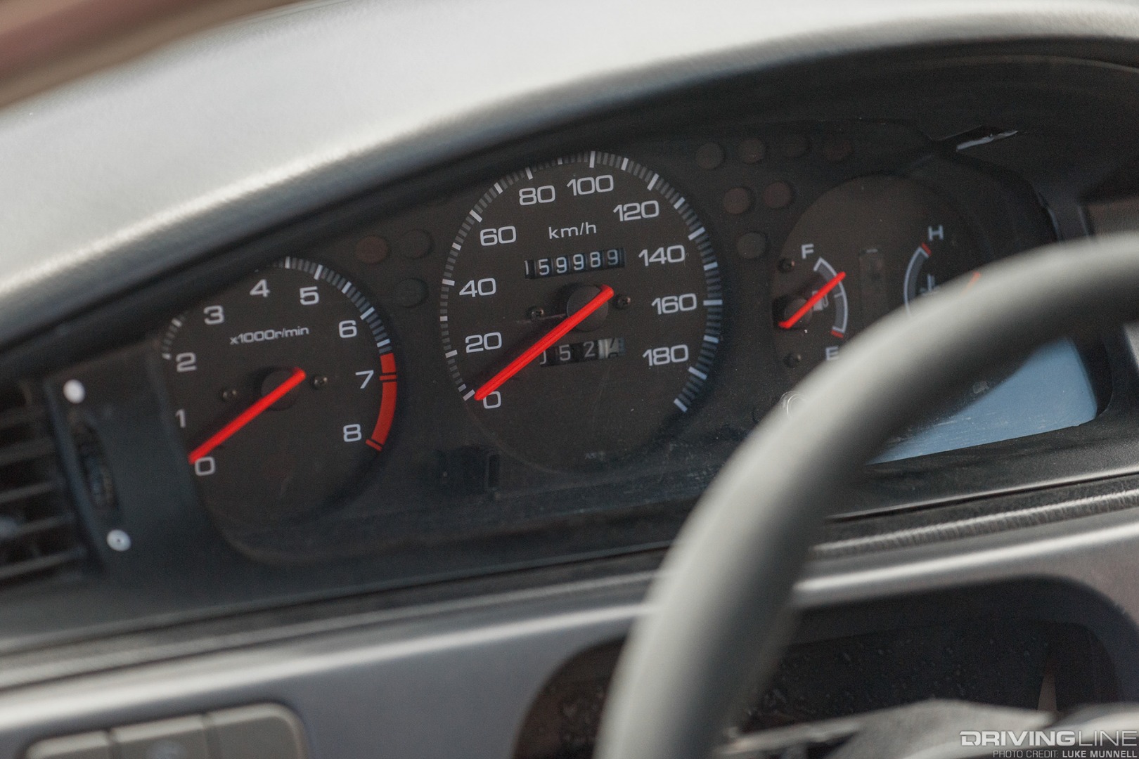 John Cruz Goldy EG Honda Civic hatchback EK gauge cluster