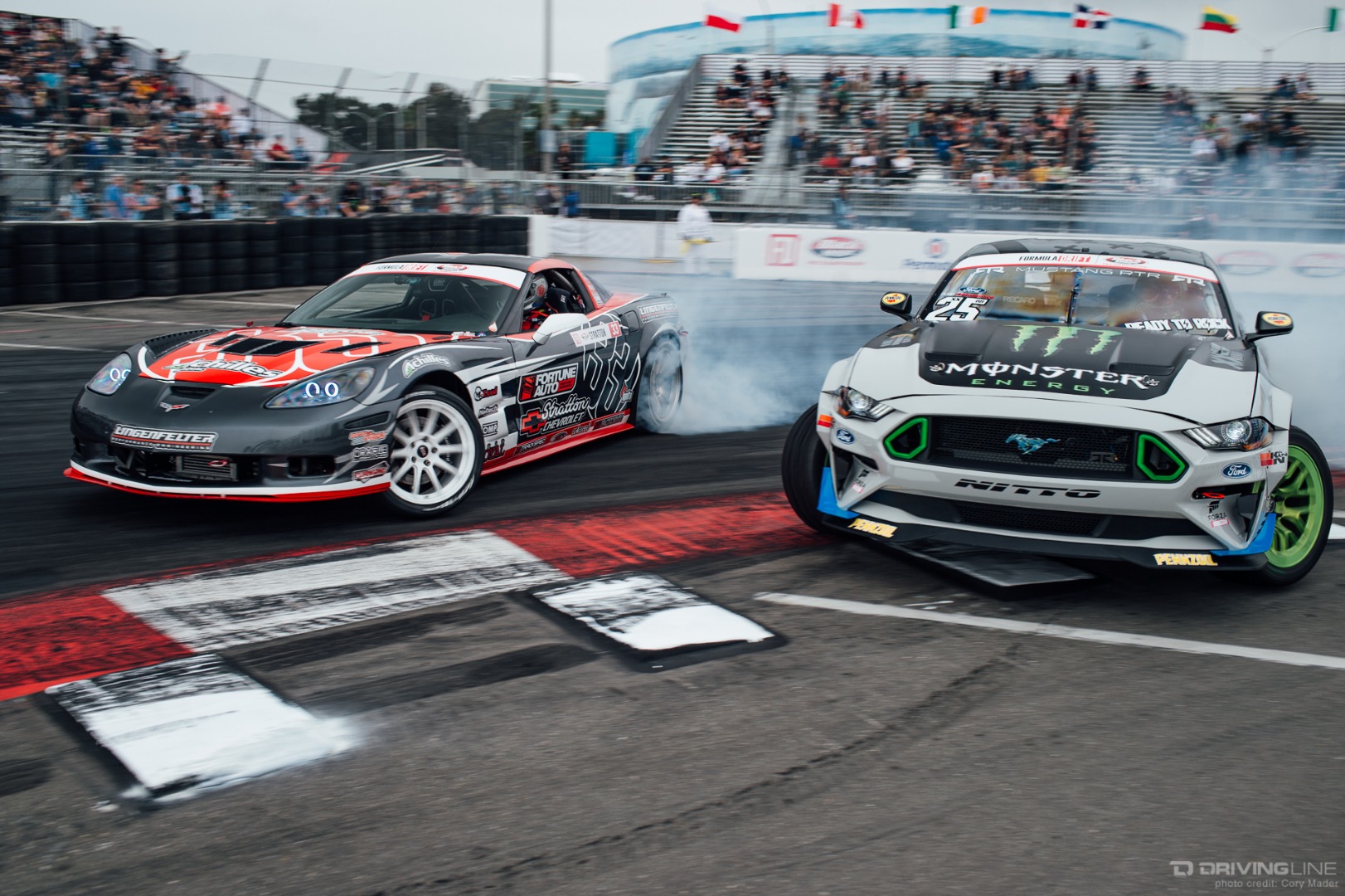 Formula Drift Long Beach Vaughn Gittin Jr. Battle