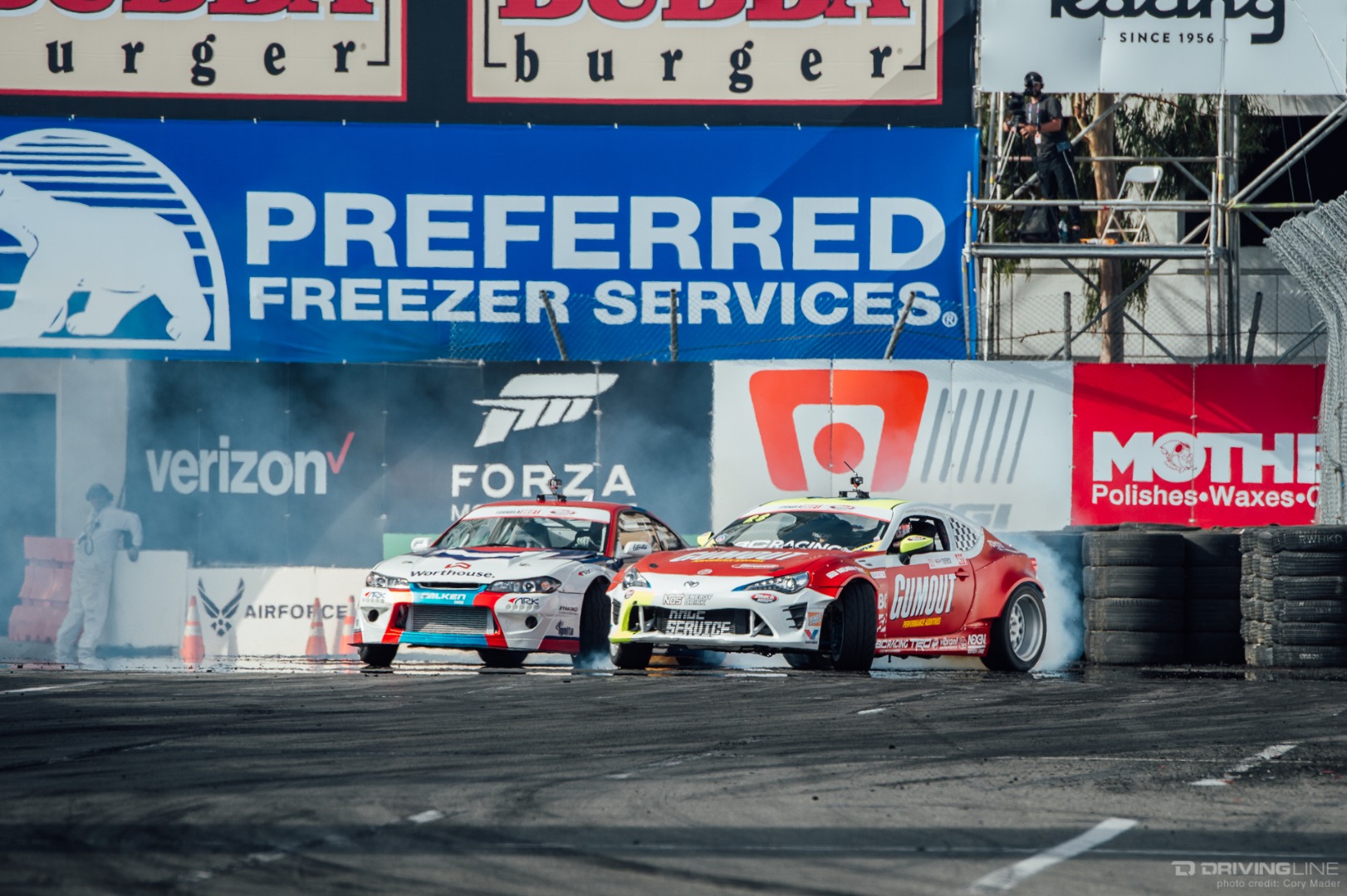 Formula Drift Long Beach Wiecek Tuerck Battle