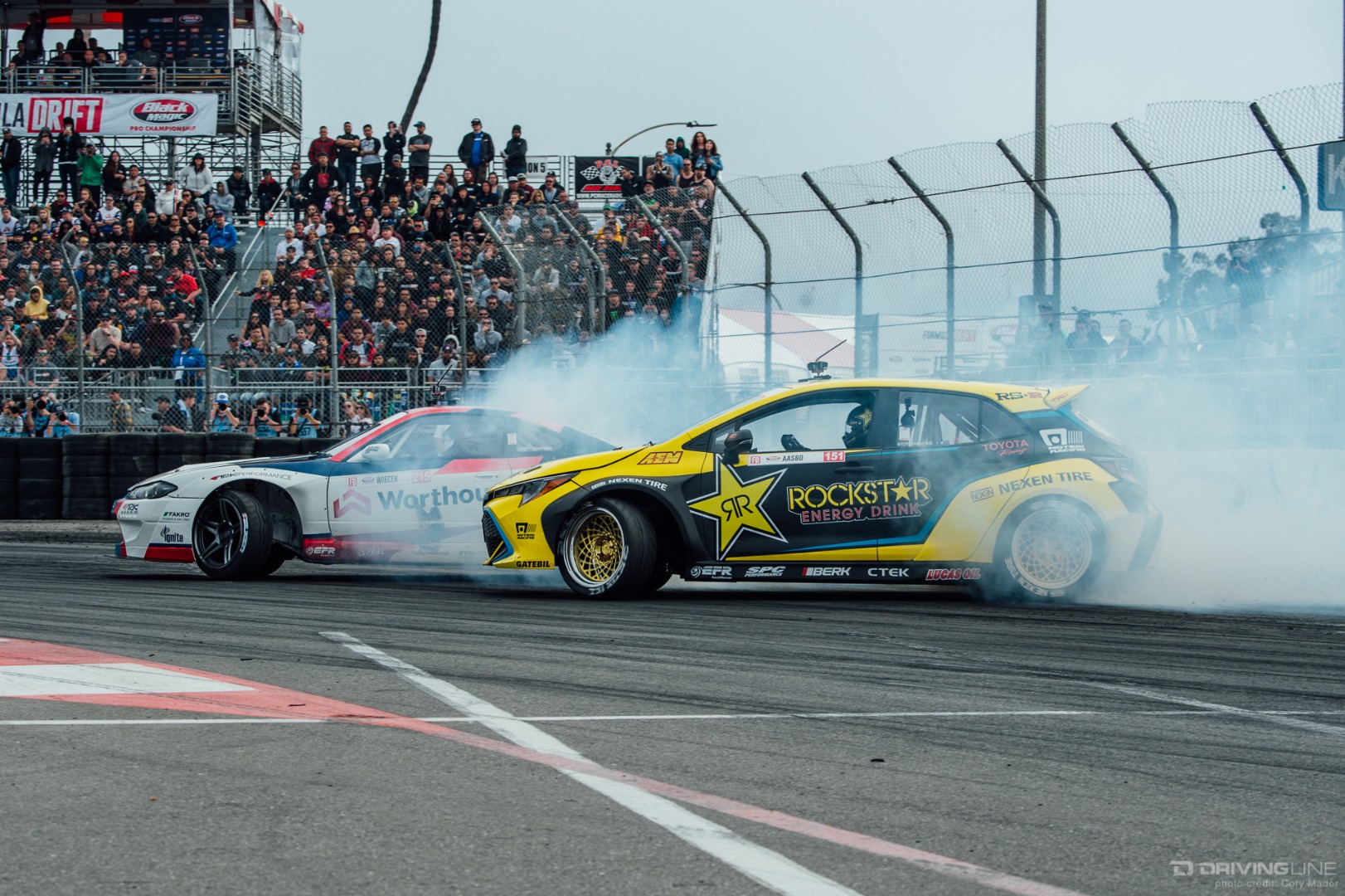 Formula Drift Long Beach Wiecek Aasbo Battle