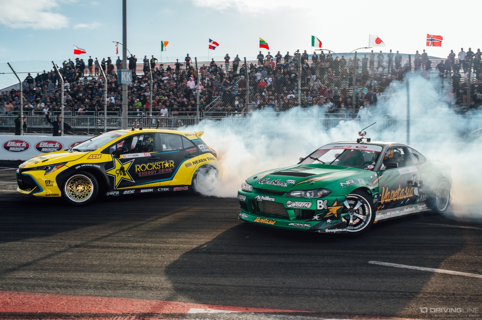 Formula Drift Long Beach Aasbo Wang Battle
