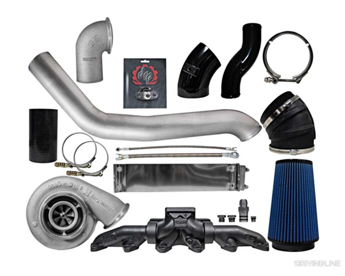 Deviant Race Parts Second-Gen Single Turbo Kit for a Cummins