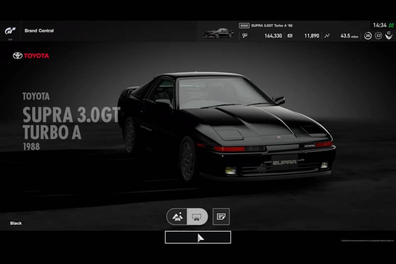 Grand Turismo Sport Black Supra
