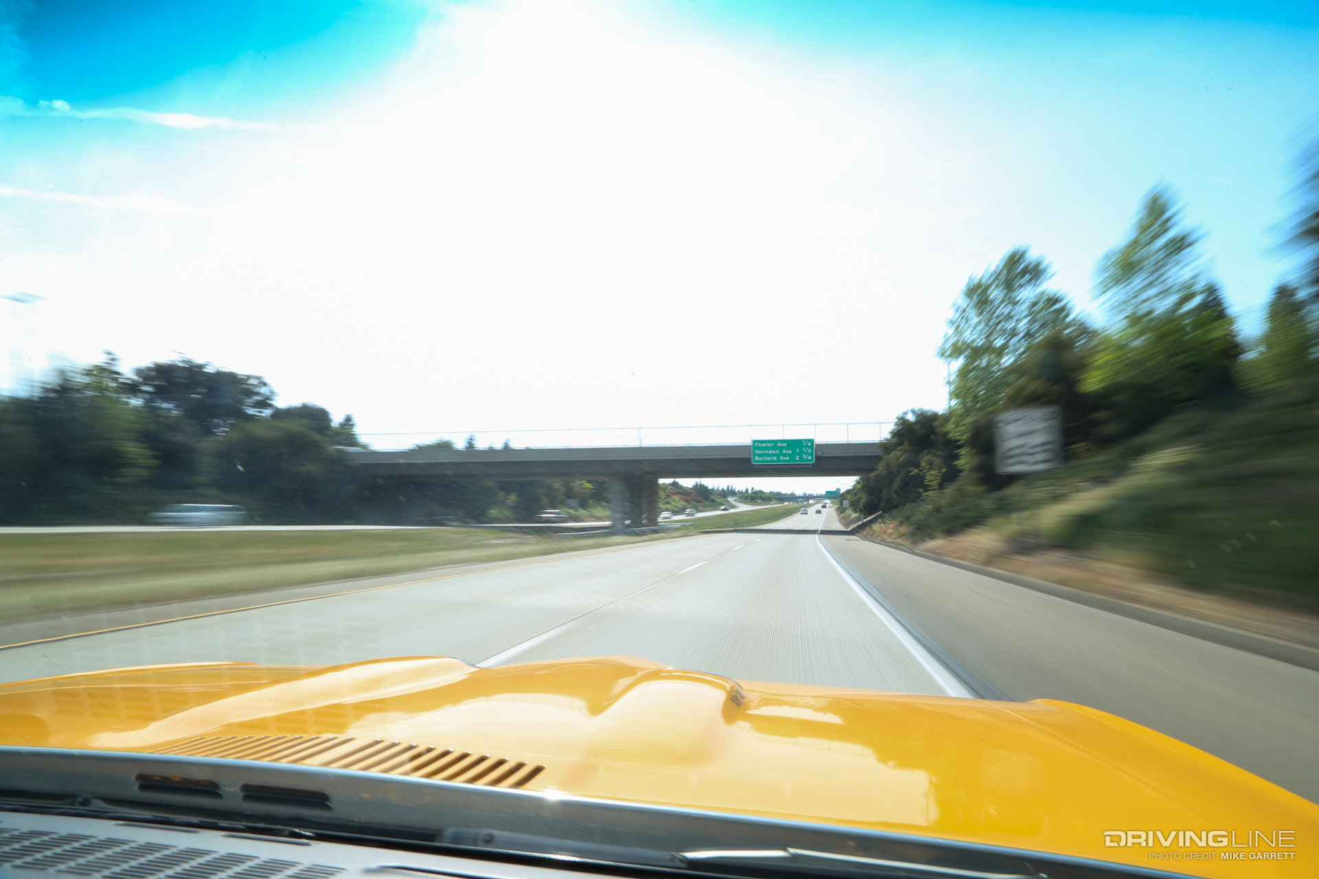 Pontiac GTO Hood Driving