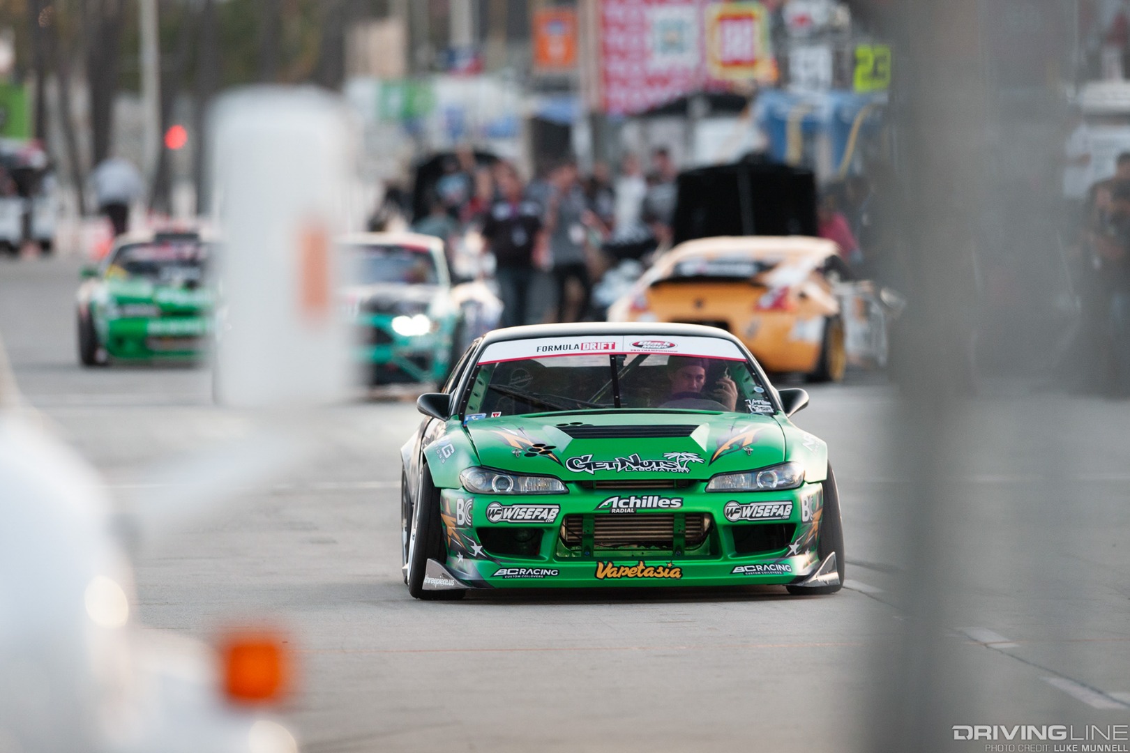 Formula D Grand Prix of Long Beach Super Drift - Forrest Wang S14 240SX front