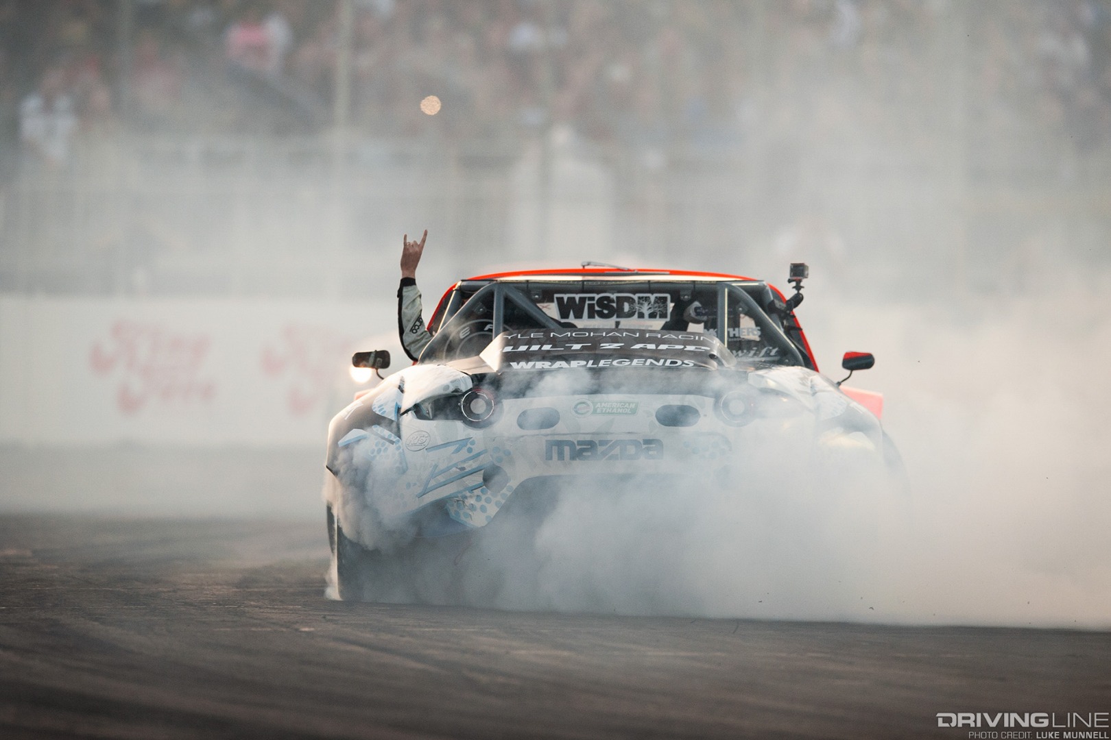 Formula D Grand Prix of Long Beach Super Drift - Kyle Mohan Mazda MX-5 Miata signing off