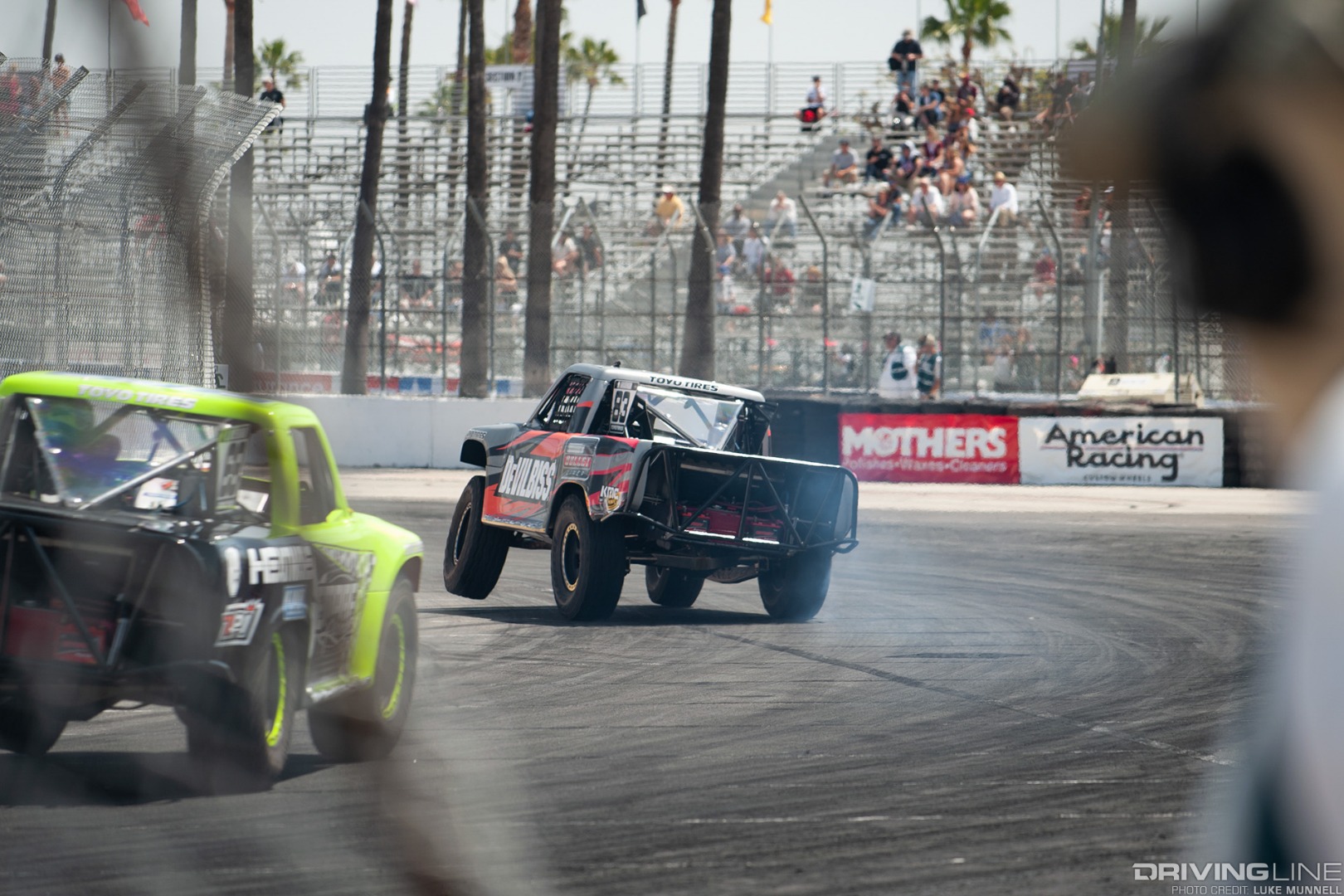 Stadium Super Trucks Formula Offroad Long Beach - rear cornering
