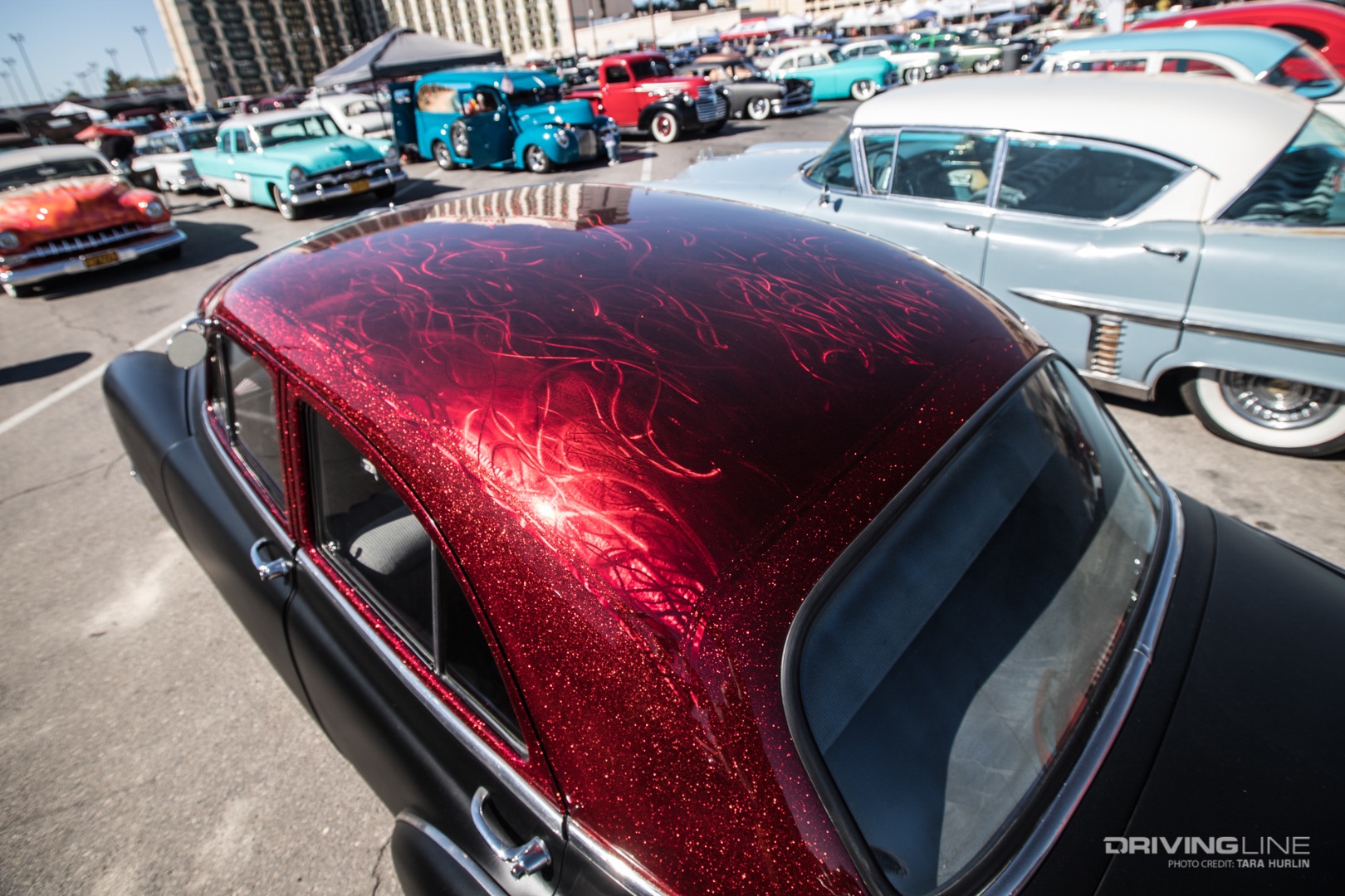 Custom paint at the Viva Las Vegas car show