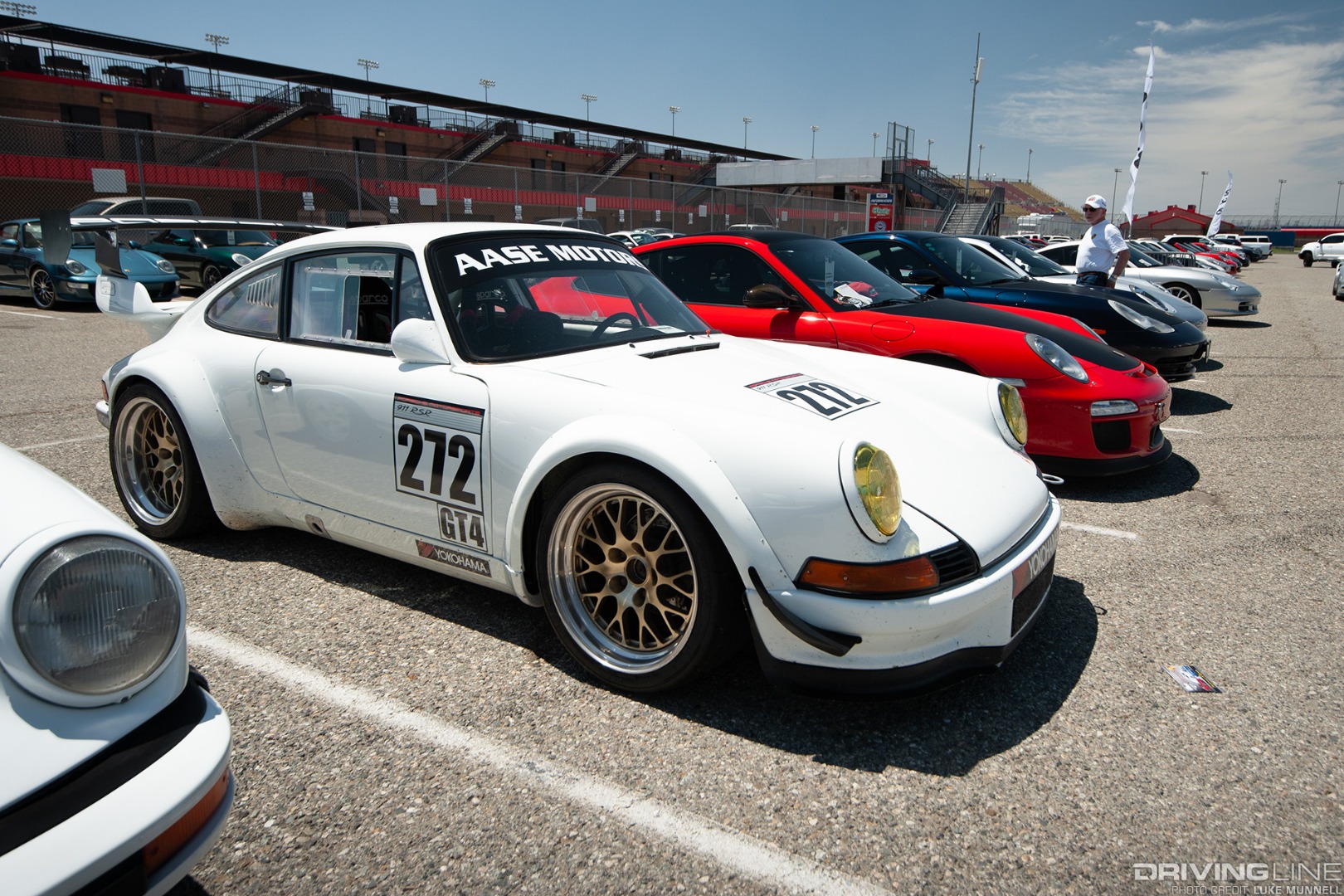 PCA California Festival of Speed at Auto Club Speedway 964 Porsche 911 Turbo GT4 owner's corral