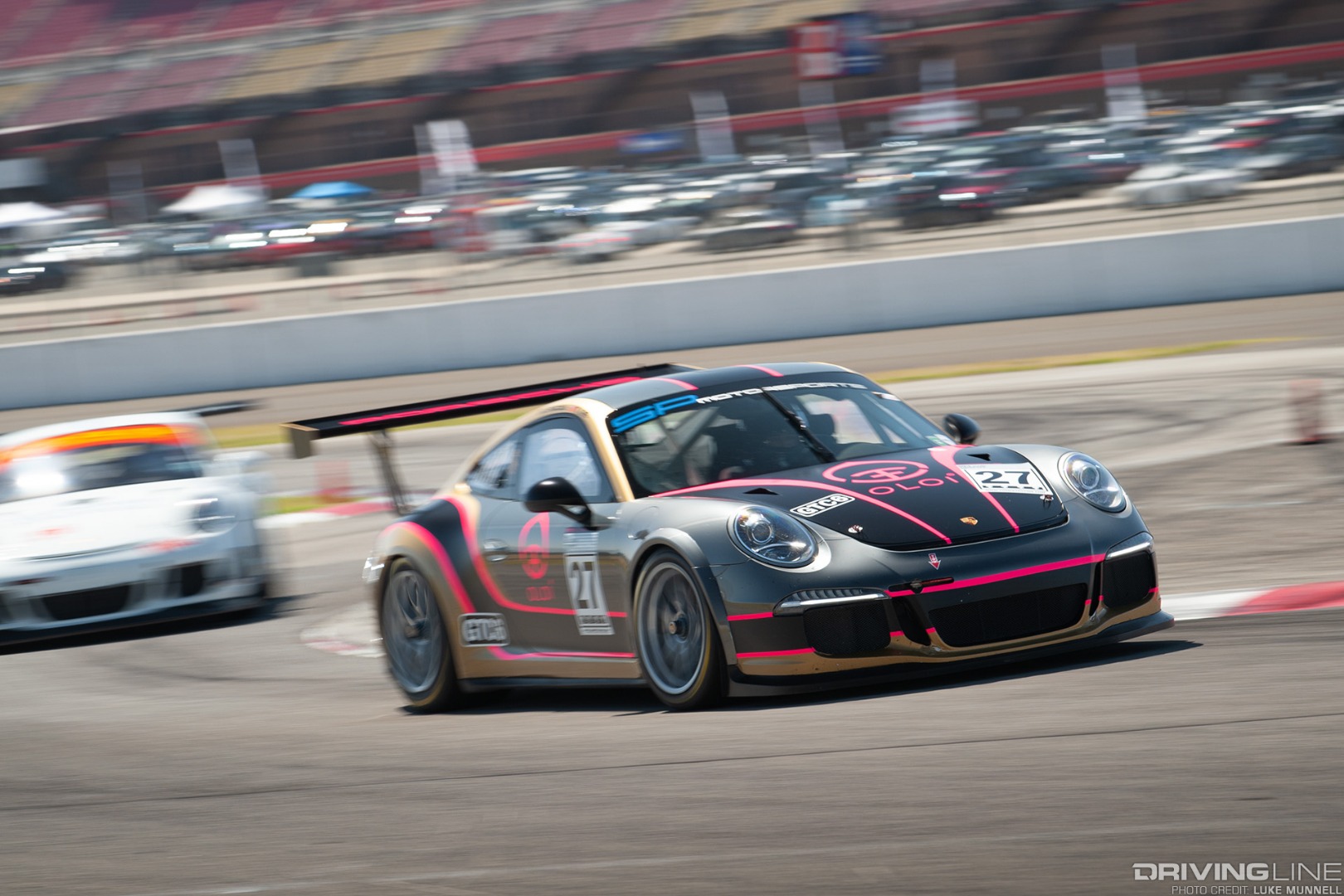 PCA California Festival of Speed at Auto Club Speedway SP Motorsports no. 27 Porsche 911 GT3 Cup car front