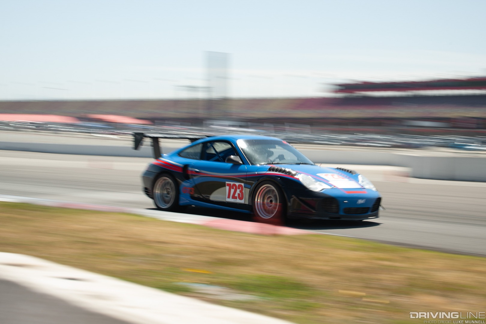 PCA California Festival of Speed at Auto Club Speedway no. 723 996 Porsche 911 Turbo side