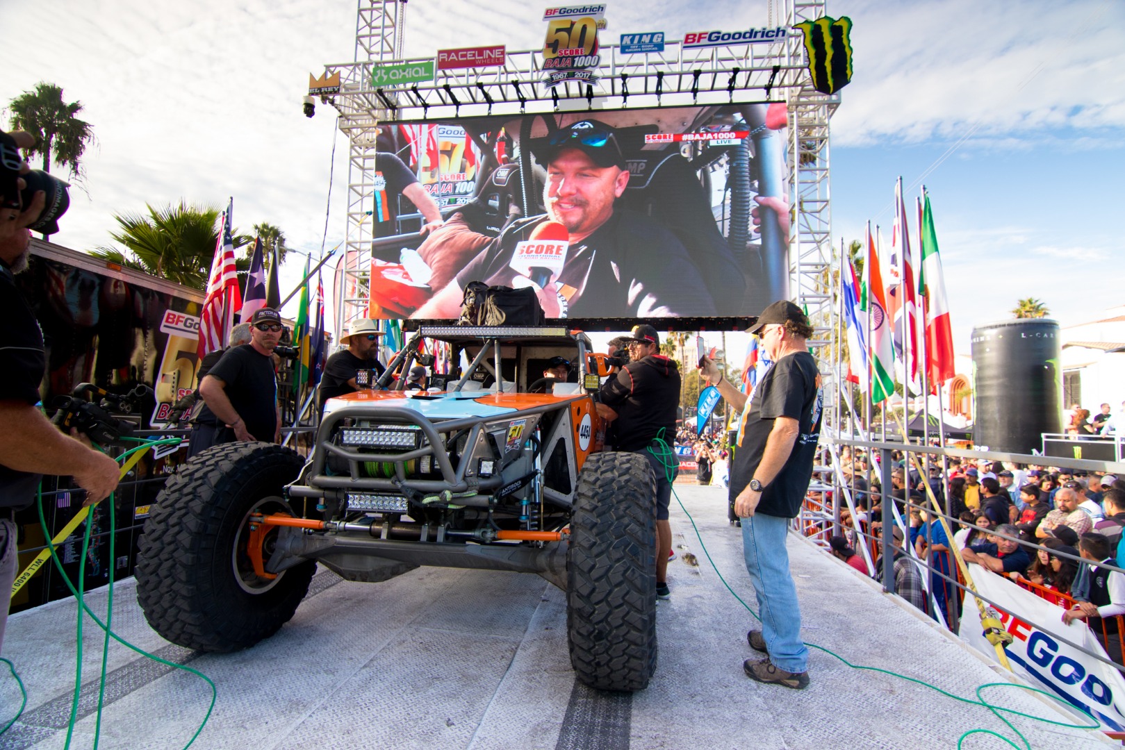 Dave Cole at the 50th Baja 1000, where he took 2nd place