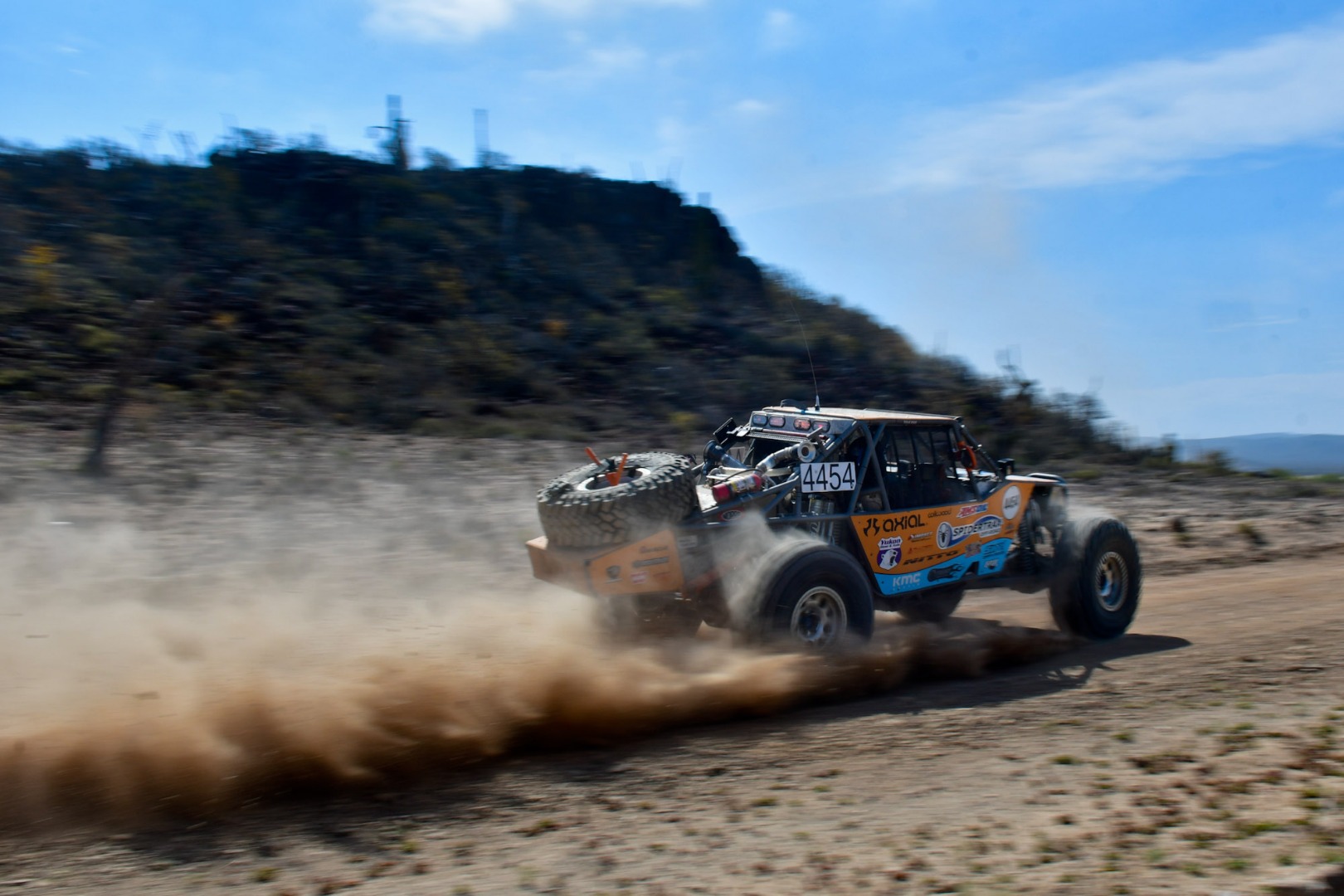 Dave Cole on his way to a first place finish