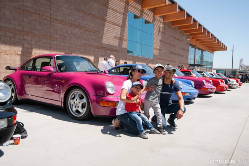 Luftgekuhlt 5 Porsche fans family portrait