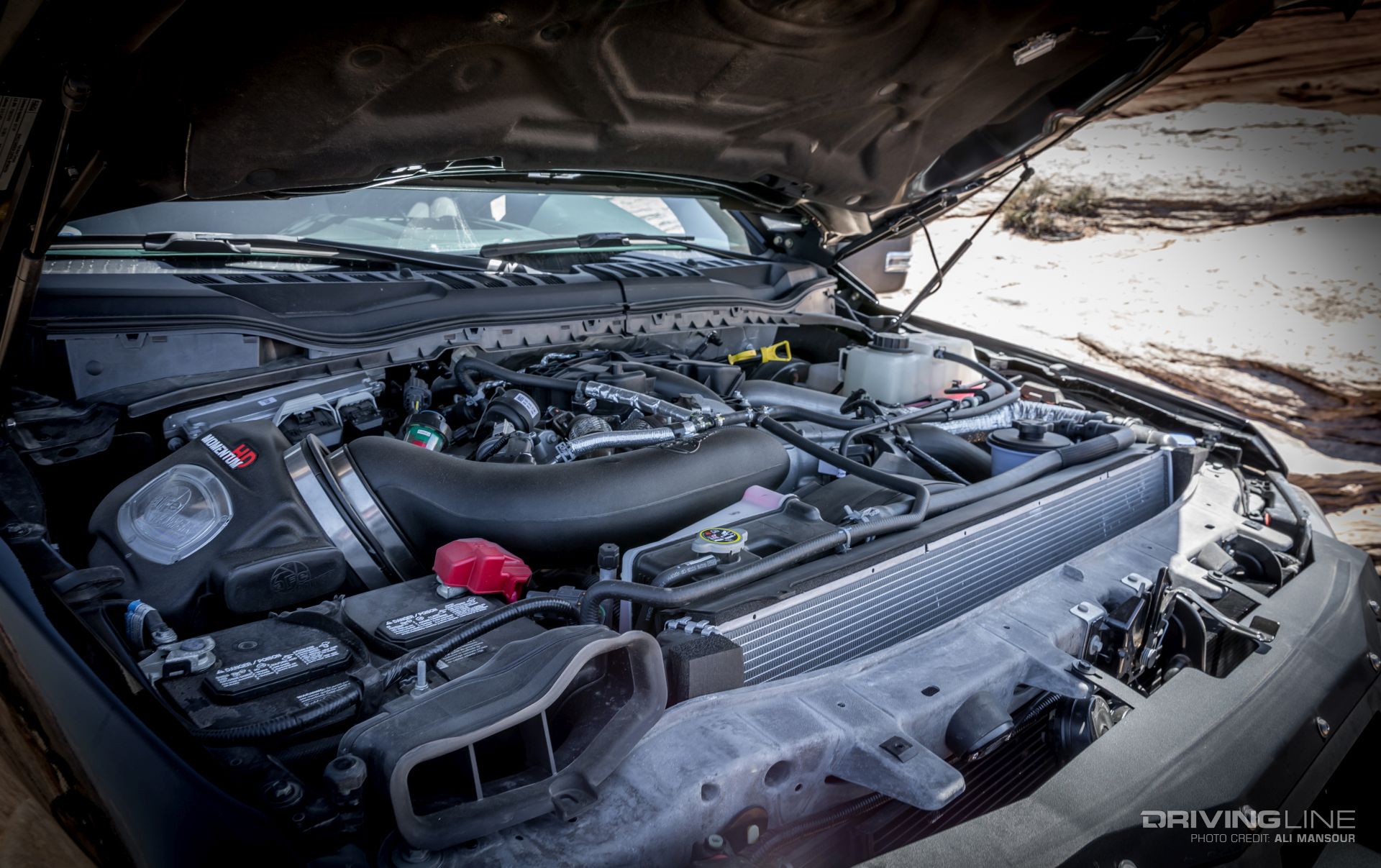 2017-ford-f350-fab-fours-kc-daylighter-nitto-trail-grappler-engine