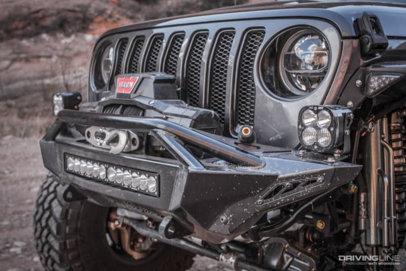 Warn Winch and Baja Designs Lighting