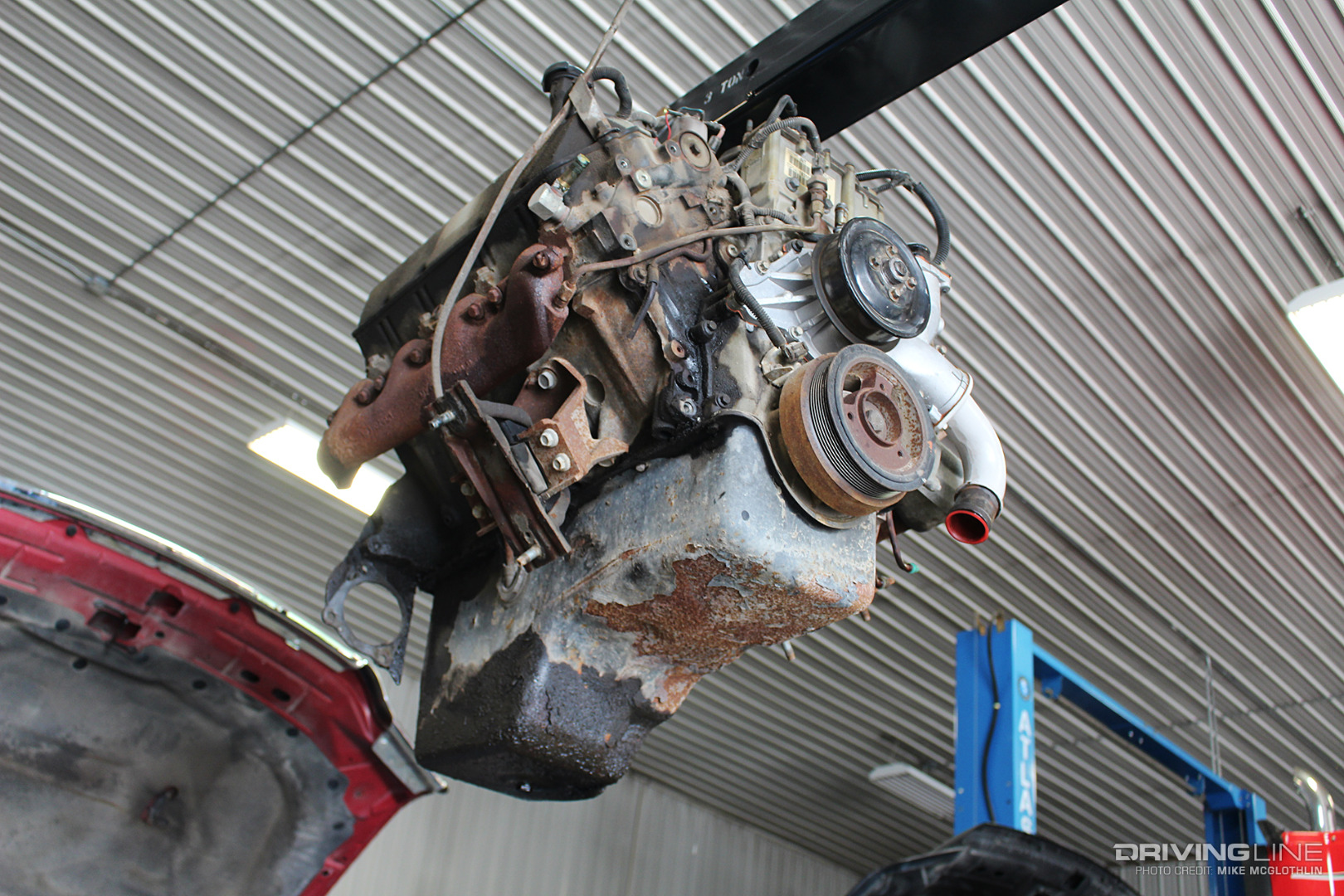 7.3L Power Stroke Diesel oil pan replacement