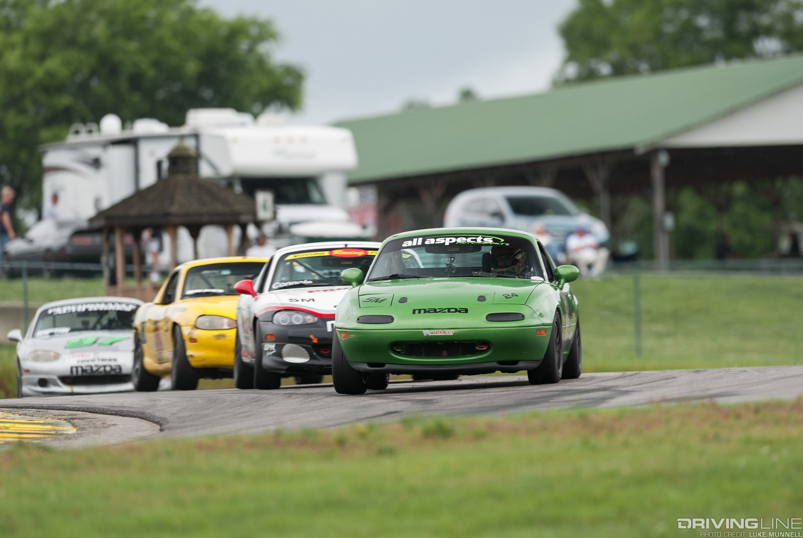 2018 17th annual Hyperfest bash at VIR NASA Pro Racing Mazda spec Miatas